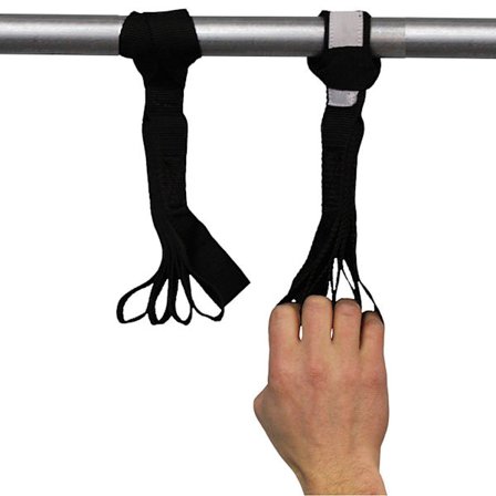 2 stk. Pull Up Grip Strength Stropper - Nylon Finger og Tommel Løkker