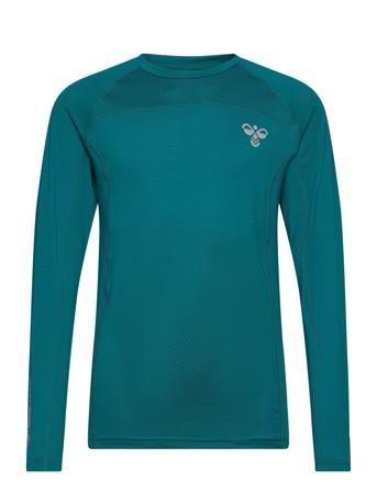 Hmlgg12 Training Tee L/S Kids Green Hummel