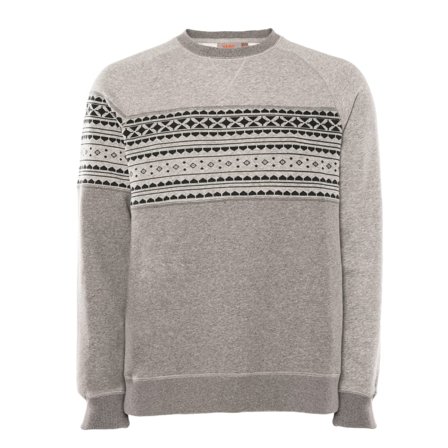 Varg Men's Fjällbacka Cotton Jersey Men long-sleeved sweaters Grey L