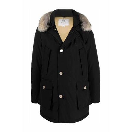 Zwart Woolrich Jas Black , Zwart , Heren , Maat: L Jassen