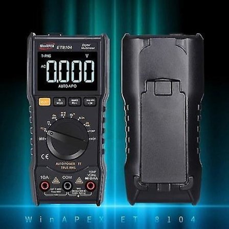 WinAPEX ET8104 LCD Färgskärm Display Portabel Automatisk Mätning Multimeter AC/DC Spänning Ström