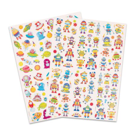Stickers Klistermärken - Robotar & Rymdfigurer - 154 St