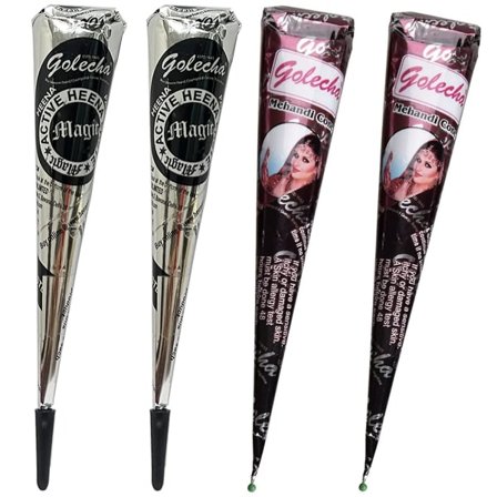 Henna midlertidig tatovering naturlig tatoveringsfarve sort og brun midlertidig mehndi tatoveringsmærkat midlertidig tatovering SQBB