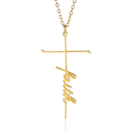 Religiösa smycken Jesus Cross halsband för kvinnor