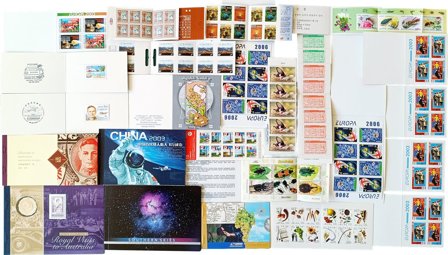 Oversø - 24 hæfter og hæftesammentryk - Postfrisk