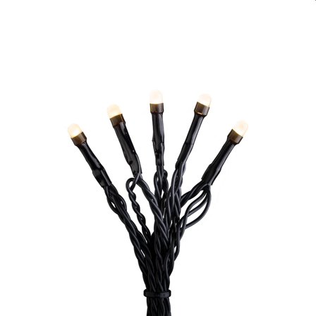 Konstsmide 3811-800 Ljusslinga frostad topp, amber 12.64 m, Belysning