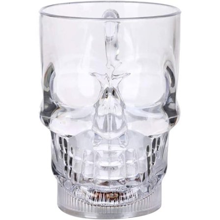 LED-induktion regnbågsfärgad blinkande ljus lysande glas vinglas, lysande LED-glas, lysande glas, ölglas (stort)