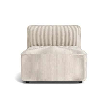 Modus 1 personers modul - Poso Beige Sofa - Komfortabel & Stilfuld - 76x93x67cm - Perfekt til afslapning