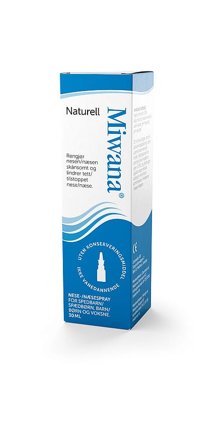 Miwana Næsespray Naturel 30 ml, Medicin & Pleje, Forkølelse & Næse, Forkølelse