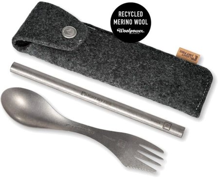 Light My Fire Spork'n Straw Kit Titanium