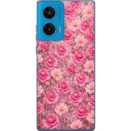 Kompatibel Mobilcover til Motorola G96 Petal Reverie Blush Rose