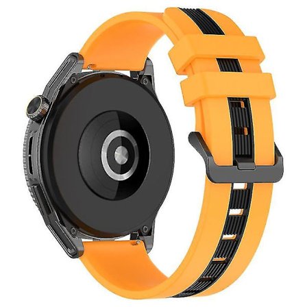 Sportband för Huawei Watch GT 3 SE/Watch GT, Dubbel 22mm klockarmband andningsbart mjukt silikonband