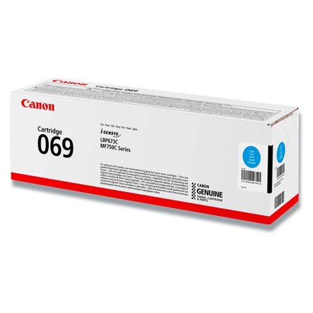 CANON Toner 069 C 1,9K Cyan - Lyreco - Toner och bläck - Tonerkassetter - Toner Canon