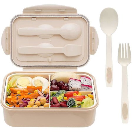 Bento Madkasse til Voksne og Børn - 1400 ml Kapacitet Pink
