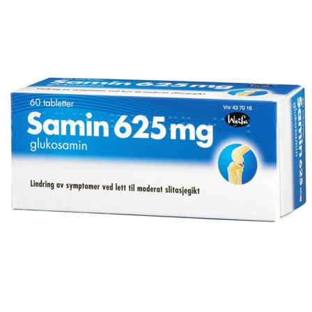 Samin 625 mg tabletter 60 stk