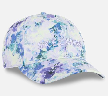 Skechers, Seascape Floral Hat, Uni Size, Lilla, Dame