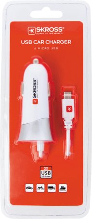 SKROSS USB billadermed Micro USB-kabel
