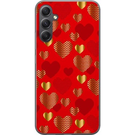 Kompatibelt Mobildeksel til Samsung Samsung Galaxy A05s GoldenHearts