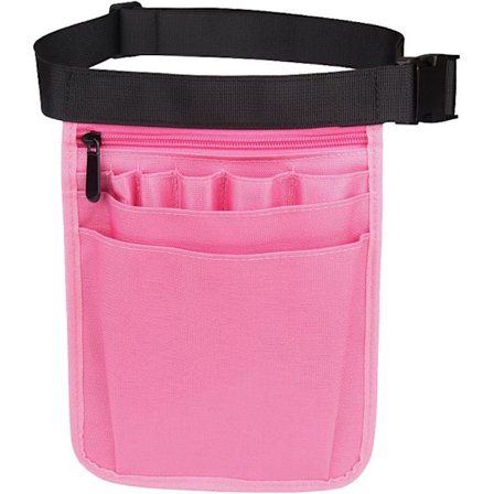 (Rosa) Sykepleier Bag Multifunksjonell Verktøy Bag Belte Verktøypose Verktøyholder Svart Sykepleier Tilbehør Oppbevaring