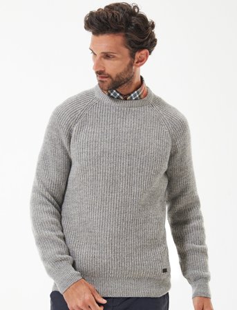 Barbour Barbour Horseford Crew Neck Jumper - Grey - M