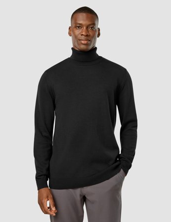 Shaping New Tomorrow - Everyday Knit Turtleneck - Black - Male - Size XXXL