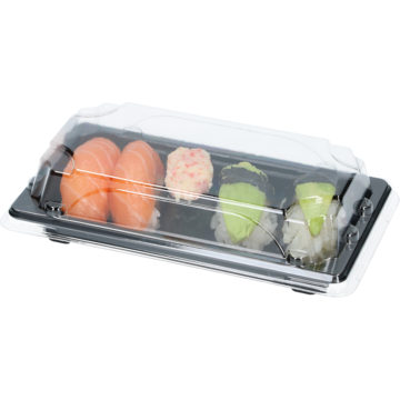 Sushibox Small Svart 160x90x45mm