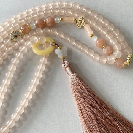 Retro Etnisk Halsband Pärlstav Tofs Choker Natursten