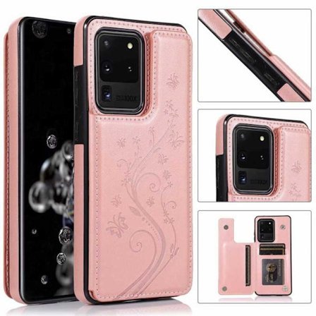 Samsung S20 Ultra Shockproof Cover Card Holder 3-SLOT Flippr V2