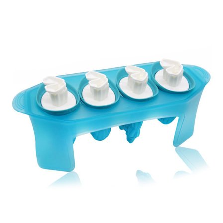 4-hulls hodeskalle-iskrem silikonformbrett juice for frossen ispinnemaker