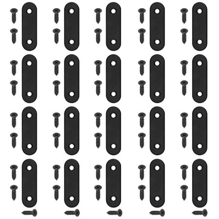 20stk rett brakett med skrue Flat Brace Brace Flat