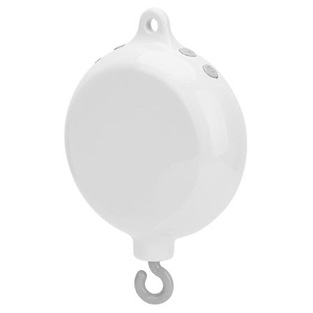 Vuggemobil Motor, Mobil Musikboks Mobil Seng Klokke Til Hængende Musik Klokke, 35 Søde Melodier (1 stk, Hvid)