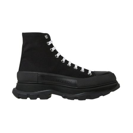 Alexander McQueen, Tread Slick Boots Zwart, Heren, Maat:44 EU,Katoen