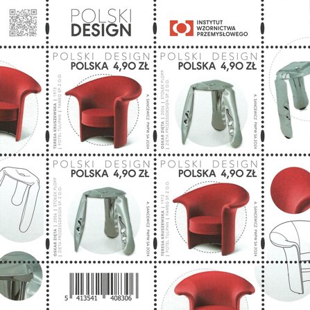 Polen - Polsk design - Postfrisk miniark