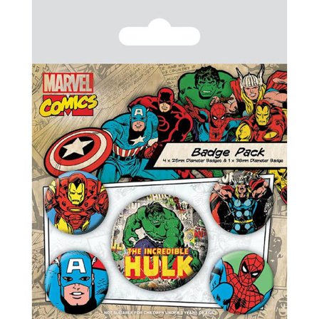 Badge Pack - Marvel Comics (Hulk)