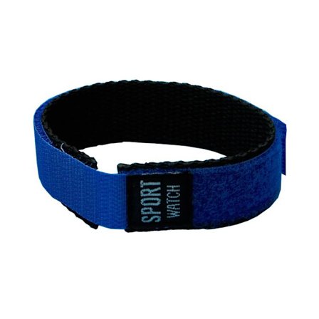 Kardborreband 16, 18 eller 20 mm blå