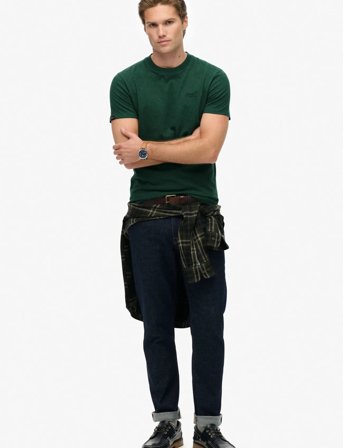 Superdry Vintage Logo Emb Tee - Green - L