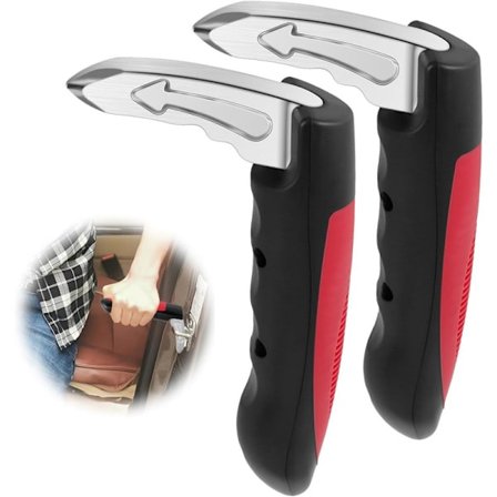 2 stk. Bil Dørhåndtagsassistance til Ældre: Bilhåndtagsassistance, Køretøj Støttehåndtag Auto Grab Stok til at Komme Ind og Ud af Bil, Vinduesbryder