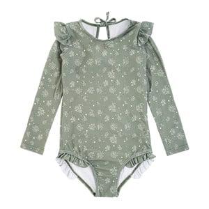 Tocoto Vintage Green Swimsuit 3 Months - Swimwear and coverups - 3 months - Green - Mädchen