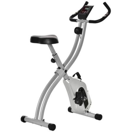 Rootz Home Trainer -kuntopyörä - 8-tasoinen polkupyöräharjoittelulaite - Säädettävä magneettivastus - Taitettava kuntopyörä - LCD-harjoitustietokone -
