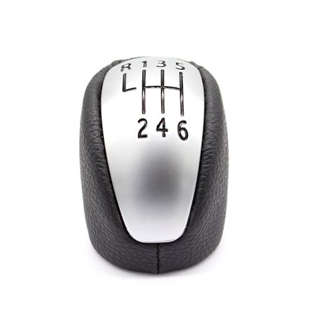 Lämplig för Renault Laguna MK3 matt 6-växlad växelspaksknopp läder växelspaksknopp vikt~02217