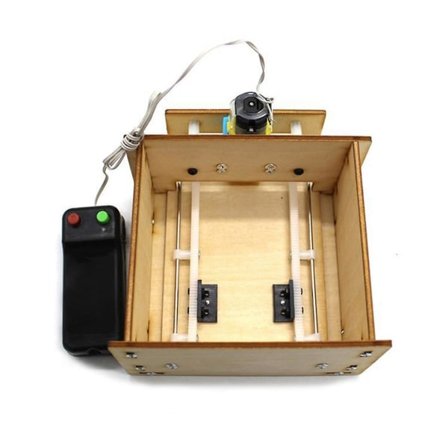 DIY Trä Hissdörr Kit Vetenskap Pedagogisk Utvecklingsleksak Montering för Barn