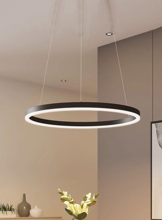 Alba taklampe Ø40 - sort