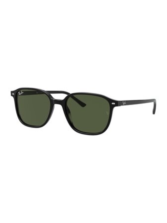 Ray Ban Icons Unisex Sunglasses with a frame made of acetate in black and lenses made of glass in green