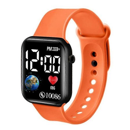 Uusi digitaalinen elektroninen lasten kello lapsille, pojille, tytöille, LED-kellot, urheilu, vedenpitävä