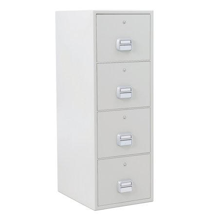 Feuerfester Aktenschrank SHELL, 90 min. Brandschutz, 4 Laden A4, 1500x520x680 mm
