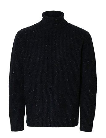 Selected | Slhland Ls Knit Relaxed Roll Neck | L
