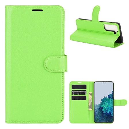 Classic Samsung Galaxy S21 Plus 5G flip kuoret - Vihreä