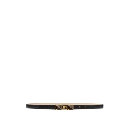 Versace, Belts Zwart, Dames, Maat:90 CM