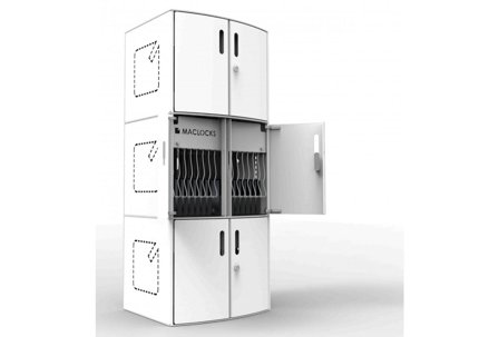 COMPULOCKS Tablet / Laptop Charging Cabinet For Counter Top or Wall Mount UK Power Plug kabinettenhet - for 16 nettbrett