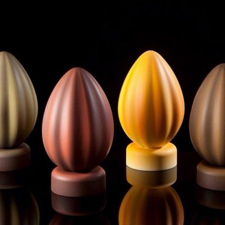 Bageform Påsketema Kage Chokoladetilbehør Æg Silikoneforme Fleksible[PL]